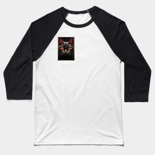 Black Cat Pocket Block Baseball T-Shirt